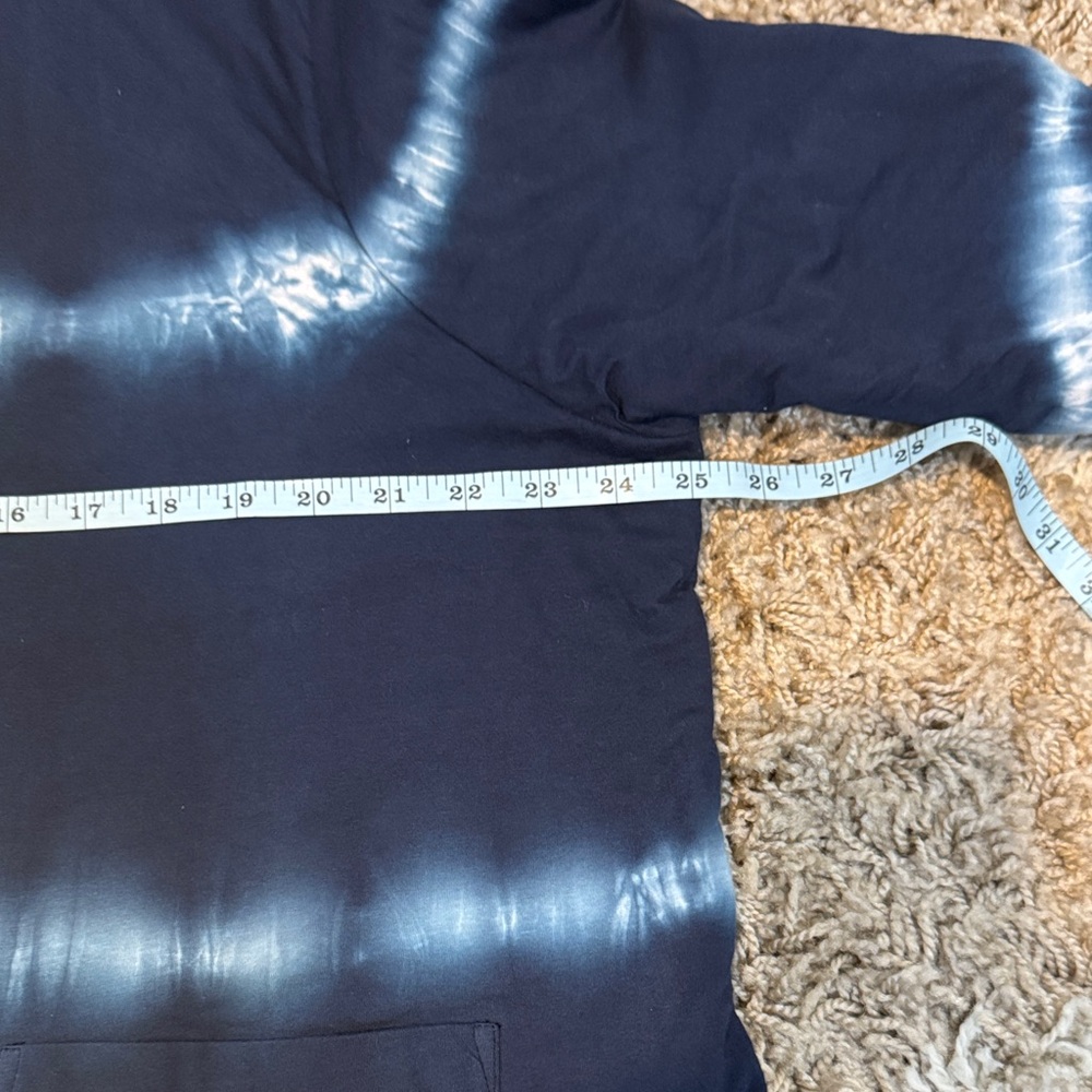 NWT J. Jill Pure Jill Navy Blue Tie-Dye Button-Up Cardigan size XL - Picture 13 of 17